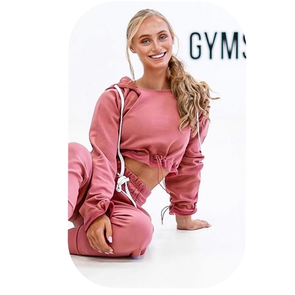 Gymshark x Whitney Simmons Crop Hoodie and Jogger Set